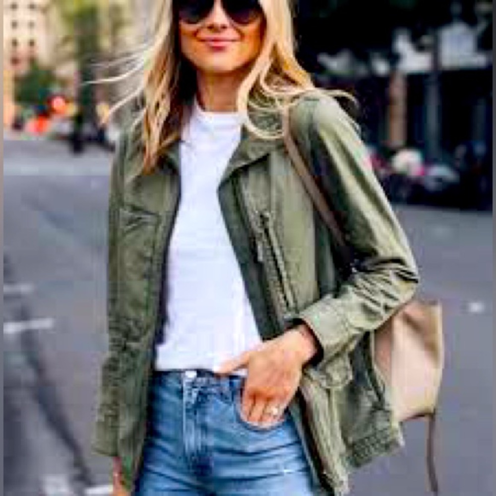 Gorgeous Madewell Fleet Olive Green Jacket - XS